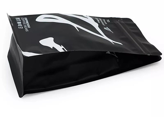 de Witte Zwarte Hitte van 250g 500g 1kg - verzegel Koffie Bean Pouch Matte 8 Kanten Gusseted