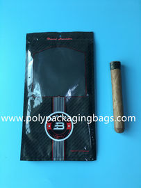 De klassieke Zwarte 4-6 Zakken van Sigarenhumidor/Algemene Ritssluitings Plastic Bevochtigende Zak