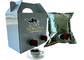 Gouden Zegel die Arabische Hete Koffiezakken in Doos met Spon/Schakelaarautomaatklep drukken
