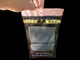 13.5cm * 24.5cm, dikte 0.07mm, de zwarte gedrukte plastic zak van de sigaren bevochtigende ritssluiting met transparant venster.