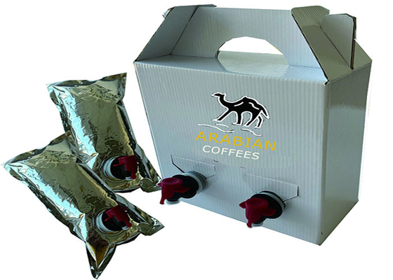 Aangepast Juice Bags In Box Packaging met Toebehoren zoals Kraan/Spuiten