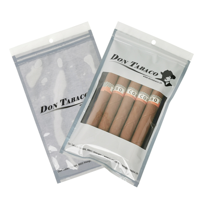 Aangepaste Herbruikbare Duurzame Sigaren Vocht Zak met Ritssluiting Nieuwe Tijd Verpakking & Drukwerk Product voor Sigaren