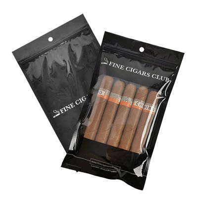 Zelf ontwikkelde plastic verpakkingszak - sigarenzakjes / vochtigheid sigarenzak met rits en ramen