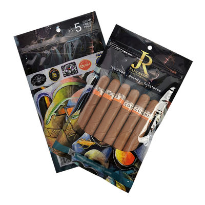 Op maat gedrukt Plastic Hand Rolling Roken Accessoires Op maat Tabak Sigaren Reiszak voor Verpakkingszakken