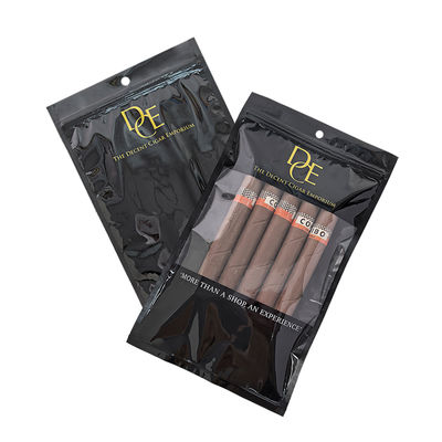 Eco Friendly Reusable Keep Cigars Moist & Fresh Tbacco Products Cigar Bags Zipper Bag Cigar Travel Humidifier Bag