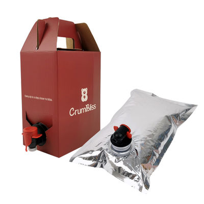 1L-10L Aseptische Drank Bib Vuller Dopmachine Bag-in-Box Heat Seal Aluminium Wijn & Sap Zakje met Vitop Tap voor Mineraalwater