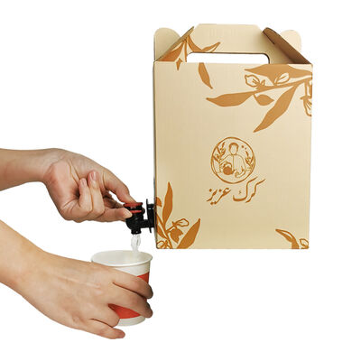 Aangepaste bedrukking koude koffiedispenser gemaakt van plastic voor aangepaste behoeften