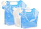 5 / 10 van de Opvouwbare Plastic Waterliter Container, die Waterzak voor Bergbeklimmer vouwt