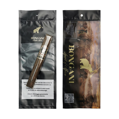 Custom Ziplock Sigaren Humidor Tassen Met Bevochtigd Systeem En Display Venster 90 Dag Behoud 20 Sigaren Capaciteit
