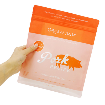 Custom Pet Food Bag Stand Up Zipper Bag Hervergrendelbare Barrier Bag Flat Bottom Pet Food Bag