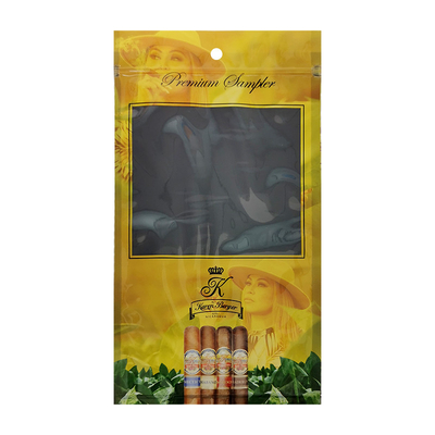 Fabriek Custom Printed Zip Lock Sigaren Humidor zakken 69%~75% RH