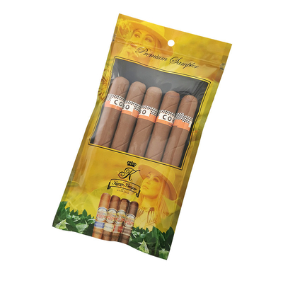 Fabriek Custom Printed Zip Lock Sigaren Humidor zakken 69%~75% RH