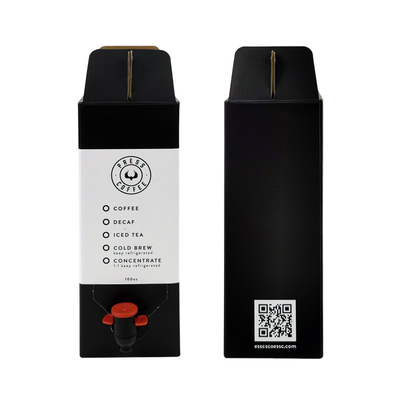 1L, 2L, 3-liter wegwerppapierdoos dispenser, zakjes sap, warme koffie drank, vloeibare verpakking