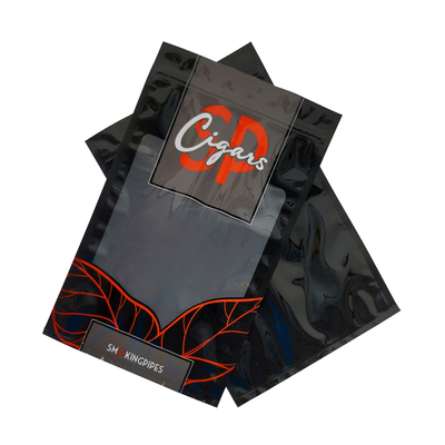 Gepersonaliseerde sigaren humidorzakken met hydratatiesysteem en ziplock sluiting