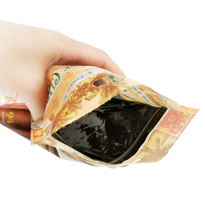 Op maat bedrukte hersluitbare Ziplock vocht humidor sigaren verpakkingszak met vochtlaag