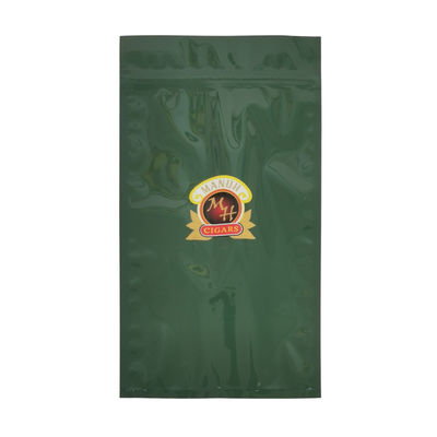 Gepersonaliseerde terugkoppelbare Zip Lock Plastic Vochtverzorging Sigarenzakken Sigarenzakken Zip Sigarenvochtverzorgende zak