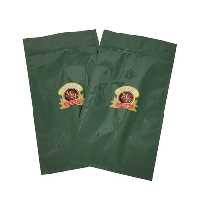 Gepersonaliseerde terugkoppelbare Zip Lock Plastic Vochtverzorging Sigarenzakken Sigarenzakken Zip Sigarenvochtverzorgende zak