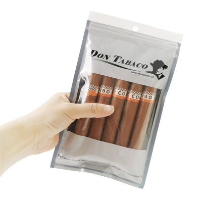 Aangepaste Herbruikbare Duurzame Sigaren Vocht Zak met Ritssluiting Nieuwe Tijd Verpakking & Drukwerk Product voor Sigaren