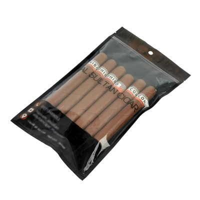 Aangepaste Herbruikbare Duurzame Sigaren Vocht Zak met Ritssluiting Nieuwe Tijd Verpakking & Drukwerk Product voor Sigaren