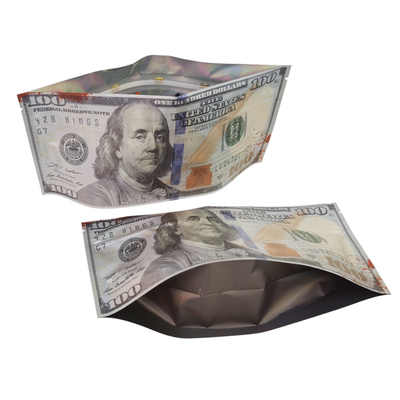 Persoonlijke platte zak hervergrendelbare ziplock zak met 3 zijde afdichting voor het verpakken van tabak sigaren mylar zak