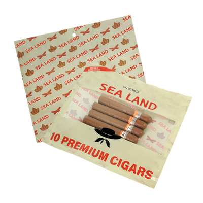 Moisture proof cigar bag tobacco natural leaf packaging bag polyester film cigar packaging bag