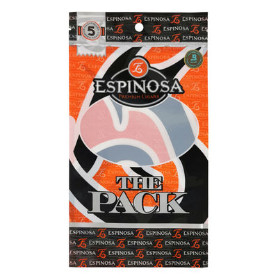 Transparante op maat gemaakte plastic sigarenverpakkingszak sigaren tabak ritszak sigaren plastic verpakking opbergzak