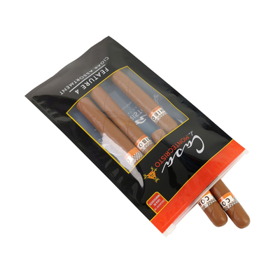 Rotogravure Printing PET/PE Plastic Bags Side Sealing Bag With Zipper Cigar Pouch Tobacco Pouch Mylar Bag voor het verpakken