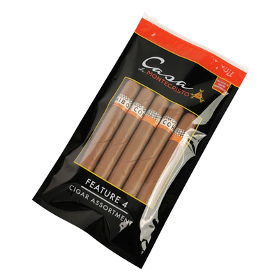 Rotogravure Printing PET/PE Plastic Bags Side Sealing Bag With Zipper Cigar Pouch Tobacco Pouch Mylar Bag voor het verpakken