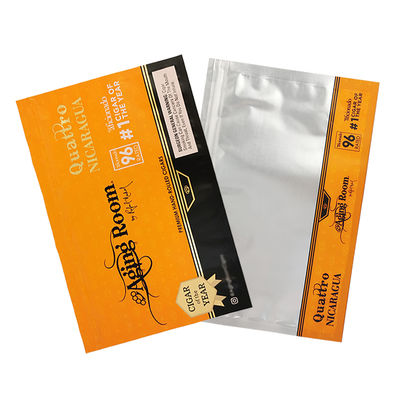 Diepdruk Zijkant-seal Zak PET/PE Plastic Zakken Tabakszakje Sigarenzak met Ritssluiting