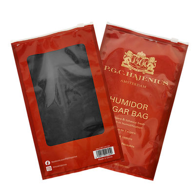 Sigarenbevochtigende plastic ritszakken met bevochtigingssysteem en spons