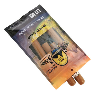 Gepersonaliseerde sigarenvochtigheidsverpakkingszakken Desktop vochtigheidsbeveiligingszak voor sigaren