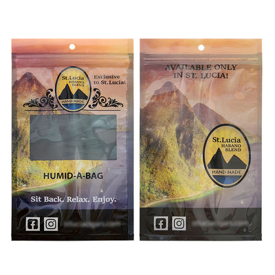 Gepersonaliseerde sigarenvochtigheidsverpakkingszakken Desktop vochtigheidsbeveiligingszak voor sigaren