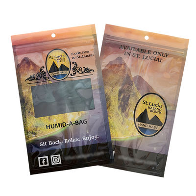 Gepersonaliseerde sigarenvochtigheidsverpakkingszakken Desktop vochtigheidsbeveiligingszak voor sigaren