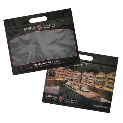 Aanpassing Druk Vochtigheid Sigarenzakken Zipper Sigaren Humidor Verpakking Reis Vochtigheid Vochtigheid zak