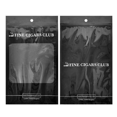 Zelf ontwikkelde plastic verpakkingszak - sigarenzakjes / vochtigheid sigarenzak met rits en ramen