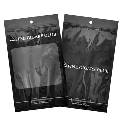 Zelf ontwikkelde plastic verpakkingszak - sigarenzakjes / vochtigheid sigarenzak met rits en ramen