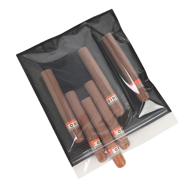Nieuw Ontwerp Vochtbestendige Plastic Humidor Zakjes met Ritssluiting Versheid Behoudende Vochtigheid Sigarenopslag met Afzonderlijke Sleuf