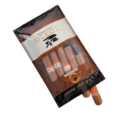 Nieuw Ontwerp Vochtbestendige Plastic Humidor Zakjes met Ritssluiting Versheid Behoudende Vochtigheid Sigarenopslag met Afzonderlijke Sleuf