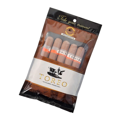 Nieuw Ontwerp Vochtbestendige Plastic Humidor Zakjes met Ritssluiting Versheid Behoudende Vochtigheid Sigarenopslag met Afzonderlijke Sleuf
