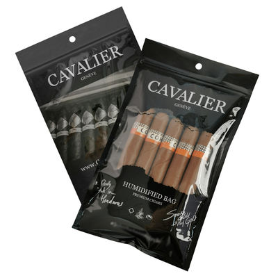 Draagbare sigarenvochtverzorgende zak in de groothandel Sigaren plastic zak Nieuwe aankomst Sigarenvochtverzorgende zak