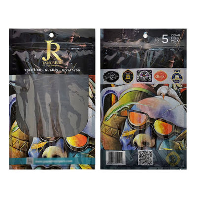 Op maat gedrukt Plastic Hand Rolling Roken Accessoires Op maat Tabak Sigaren Reiszak voor Verpakkingszakken