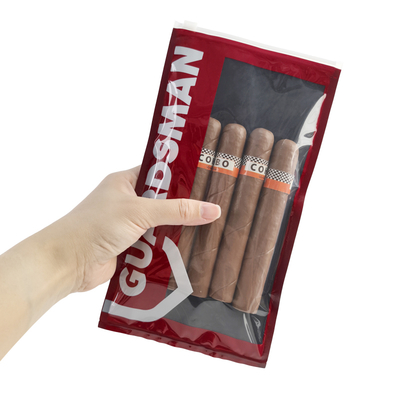 Aanpassing Logo Vochtigheid Tabak Sigarenzakjes Ziplock Sigaren Humidor Verpakkingszak Reizen Vochtigheid Vochtigheidszak