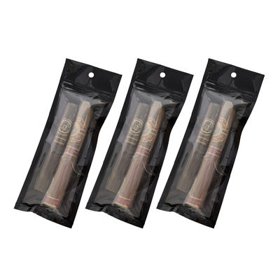 Custom Mylar Ziplock hervergrendelbare sigarenzak Plastic hand rollende rokers accessoires Verpakkingszakken voor vochtinbrengende voeding