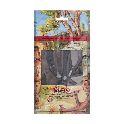 Logo Custom Cigar Humidifier Pouch met Duidelijk Venster/Ritssluiting/Hang Hole