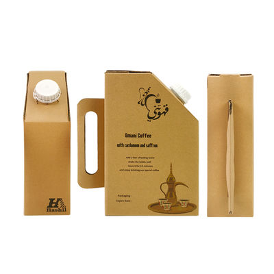 1L/2L/3L/5L drankzak wegwerphandvat Koffiebibbelzak in doos Wijn met klep Koffiebok dispenser