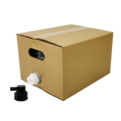 5L 10L 20L Bag in Box Food Grade Transparent Aseptic Plastic Wine Juice Packaging with Faucet Cap and Carton Container BIB Bag