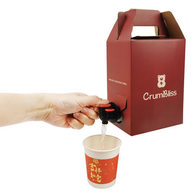 1L-10L Aseptische Drank Bib Vuller Dopmachine Bag-in-Box Heat Seal Aluminium Wijn & Sap Zakje met Vitop Tap voor Mineraalwater