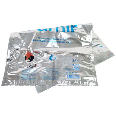 Aangepaste Aseptische 3L 5L 10L 15L 20L Koffie Wijn Siropen Sap Water Vloeistof BIB Zak Plastic Zak in Doos Dispenser Met Vitop Klep