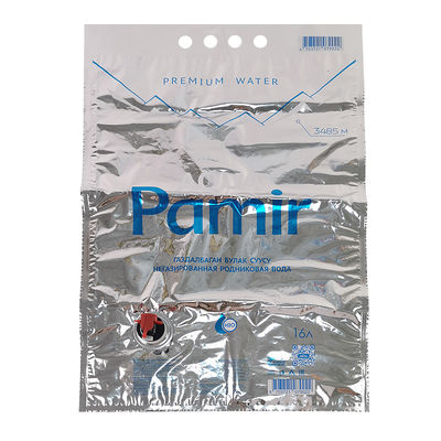 Aangepaste Aseptische 3L 5L 10L 15L 20L Koffie Wijn Siropen Sap Water Vloeistof BIB Zak Plastic Zak in Doos Dispenser Met Vitop Klep