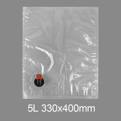 Custom Transparent BIB 3l 5l 10l 20l Plastic Tap Bag Drinkwater Wijn Juice Bag in Box Dispenser met vlinder klep Vitop